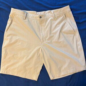 Footjoy FJ Shorts Men's‎ Sz 38 Light Tan Golf Pockets Logo
